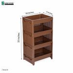 rfl, rfl plastic, rfl rack, plastic rack, caino rack brown, household, rfl, dhaka store,