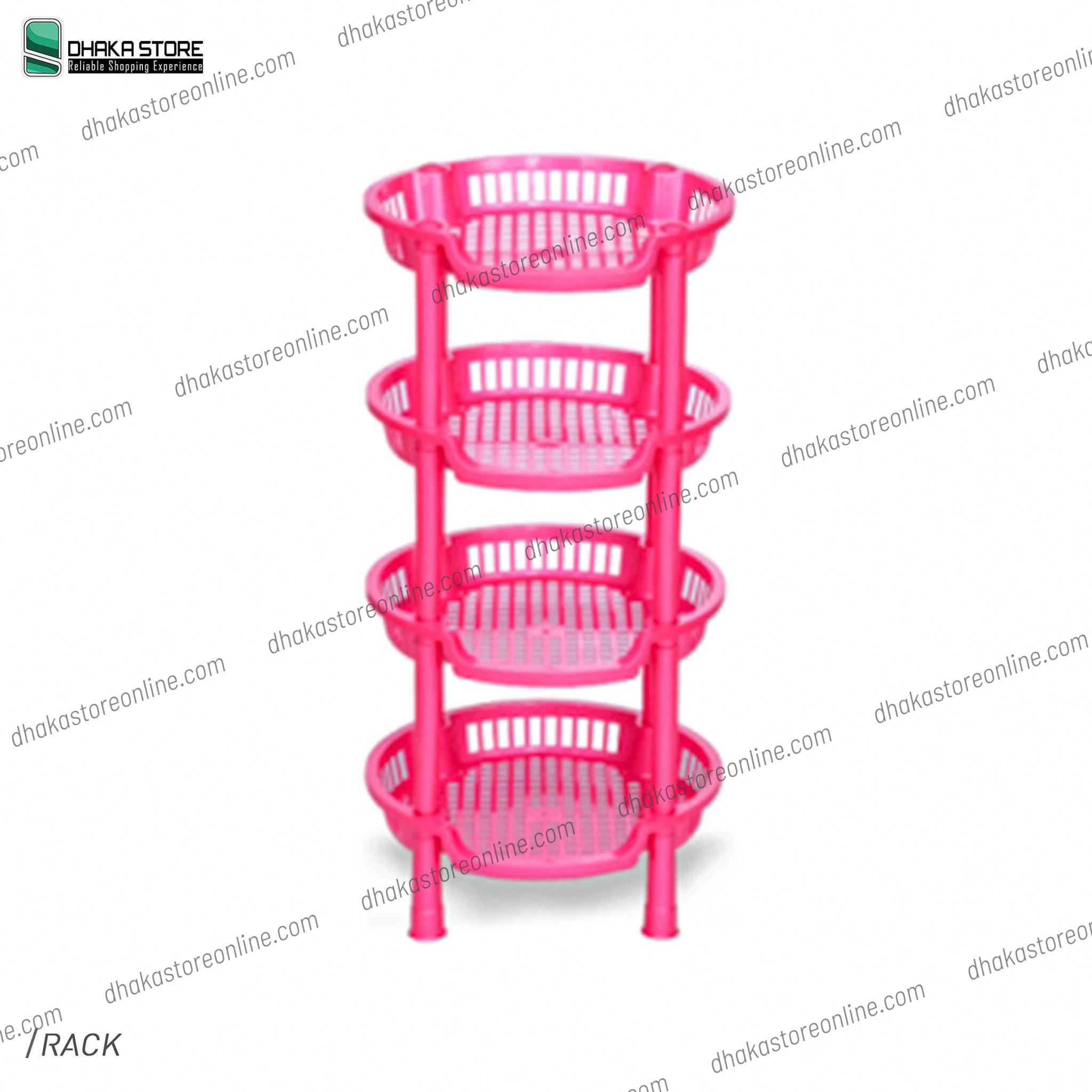 RFL Plastic Premium Shoe Rack - Red | Dhaka Store | Plastic Rack Price ...