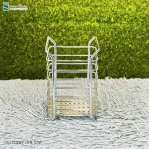 Stainless Steel Cutlery Holder Ring Square, steel spoon holder, premium spoon stand, dhaka store, stainless steel, kitchen accessories,ss
